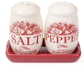 Набор для специй: солонка и перечница на керамической подставке 80284 фото
