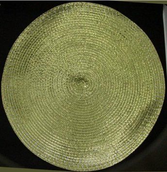 Подтарельник 38см "Золотой" 80535 фото