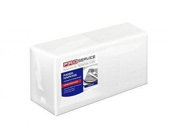 Салфетка двухслойная 24х24 см PRO (200 шт/уп) 04011 фото
