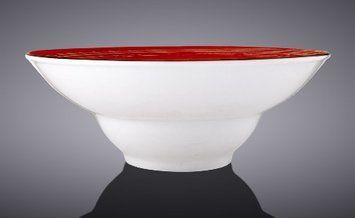 Тарілка глибока Wilmax SPIRAL RED d20см/V800мл 21355 фото