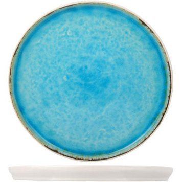 Тарілка десертна блакитна Azzurro 21,5 см 01589 фото