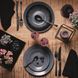 Тарелка обеденная LUMINARC SLATE BLACK 25 см (V0115) 12757 фото 4
