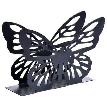 Салфетница металлическая, черная "Butterfly" 14x9 см 11944 фото