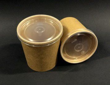 Кришка для супниці 300 мл (90 мм) пластик (50 шт/уп) 01382 фото