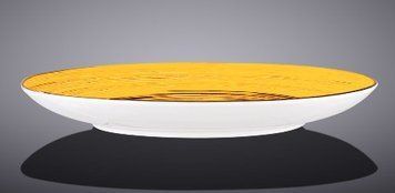 Тарілка десертна Wilmax SPIRAL YELLOW 20,5 см 21377 фото