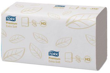 Tork листові рушники 200 шт., 2 шари.,Singlefold ZZ складка, Premium 03444 фото