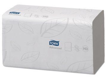 Tork листові рушники 250 шт., 2 шари, Singlefold, Advanced 03445 фото
