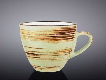 Чашка чайная Wilmax SPIRAL PISTACHIO 190 мл 21339 фото